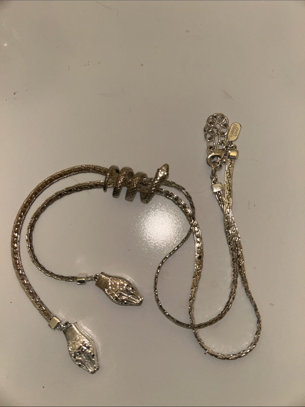 Attitudes by Renee snake necklace